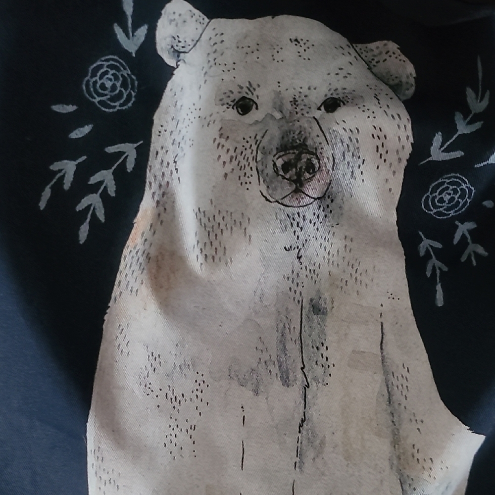 Handmade Crossbody Polar Bear Purse